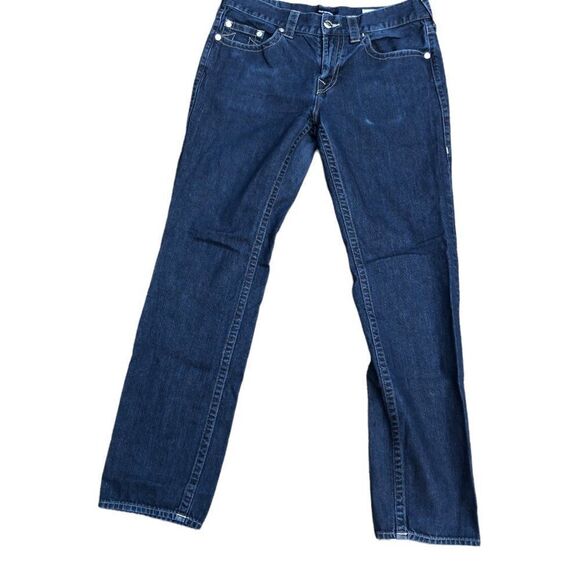 TRUE Religion Jeans Size 34 GENO Blue - Picture 2 of 9